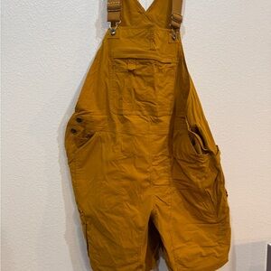 Duluth Trading Co Mustard Jean Shorts